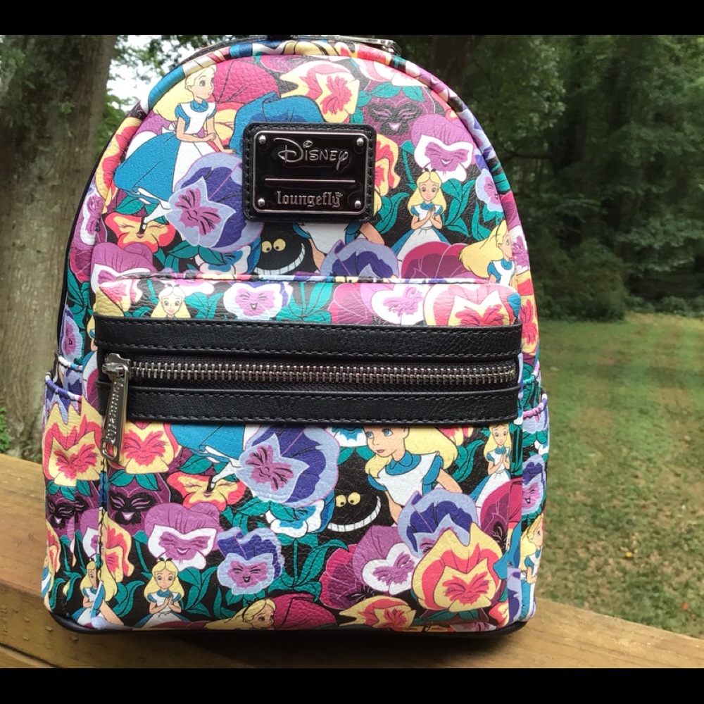 Alice in Wonderland loungefly flowers